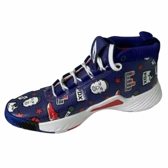 Adidas Rare Dame 5 Purple Basketball Shoe - Size 9 main image 4